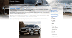 Desktop Screenshot of maseratikubang.net